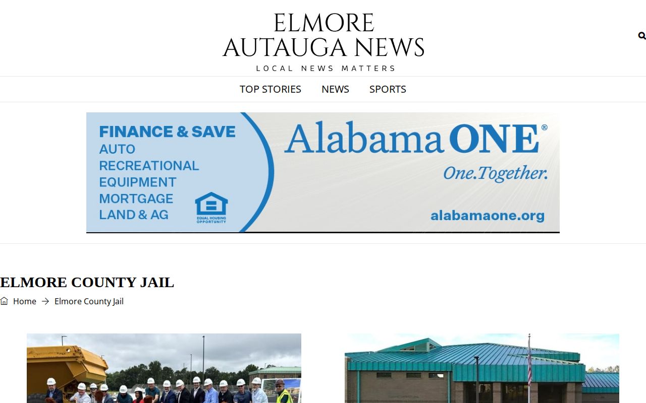 Elmore County crime news and jail release article landing page
